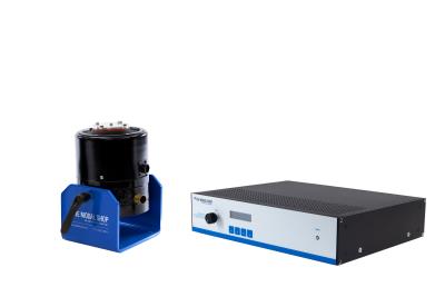 electrodynamic exciter kit, 40 lbf pk sine force, 1 pk-pk stroke, supports payloads to 7 lbs, includes 2075e dual purpose platform shaker with 2100e23-400 power amplifier, and 2000x03 accessory kit.